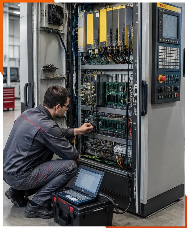Ремонт систем ЧПУ FANUC промышленных станков в Сыктывкаре
