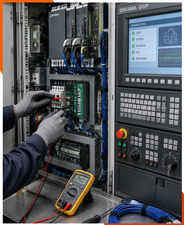 Ремонт систем ЧПУ Okuma OSP в Сыктывкаре